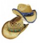 Modestone Value Pack 2 X Light Party Straw Cowboy Hats "Sizes For Large Heads" - C7184AOA5T8