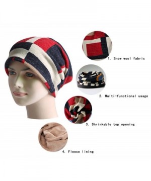 linshen Unisex Cable Knitted Beanie in Women's Skullies & Beanies