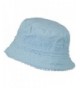 Ladies Frayed Washed Bucket Hat