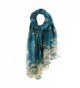 DEESEE(TM) Women Animal Printed Long Scarf Voile Warm Wrap Shawl - Blue - CB12O8HV73E