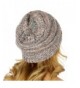 C C Unisex Multicolor Cable Beanie in Women's Skullies & Beanies