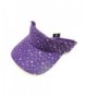 Purple Sparkle Visor - CZ112RSZ9C9