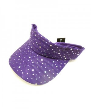 Purple Sparkle Visor - CZ112RSZ9C9