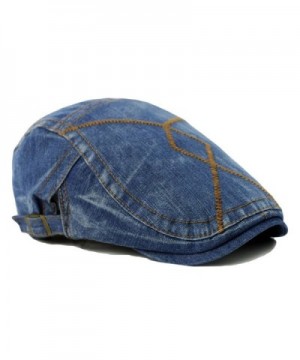 Qunson Denim Gatsby Cabbie Newsboy