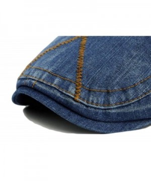 Qunson Denim Gatsby Cabbie Newsboy in Men's Newsboy Caps