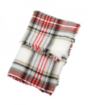 Red White Fashion Blanket FunkyMonkey in Fashion Scarves