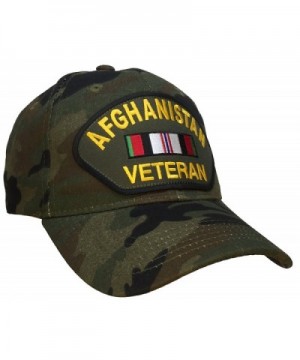 Afghanistan Veteran Hat Afghanistan Service Ribbon Hat Camo - CA11GO9IRG7