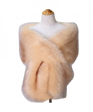 Yiweir Women's Extra Large Faux Fur Shawls Scarves for Winter to Keep Warm - A27 - CT186YHKN4A