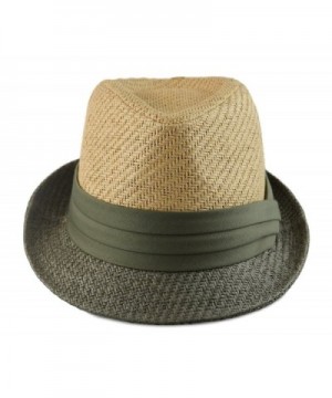 Summer Paper Straw Fedora Trilby