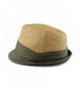 Summer Paper Straw Fedora Trilby in Men's Fedoras