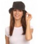 LL Unisex Packable Rain Hat Lightweight Year Round Use - 2 Sizes for Best Fit - Black Bucket - C912HZ13BV3