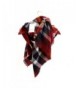 Womens Tartan Blanket Checked Pashmina