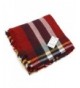 Womens Tartan Blanket Checked Pashmina in Cold Weather Scarves & Wraps