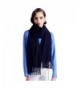 Cashmere Scarfs for Women and Men-Large Warm Soft Scarf Shawls Wrap Gift - Dark Blue - CM1804UG6UN