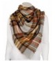 Women's Plaid Design Multicolor Blanket Scarf - 7 Color Options - Light Blue - Multi - C912O47725H