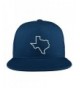 Trendy Apparel Shop Texas State Outline Embroidered Cotton Flat Bill Mesh Back Trucker Cap - Navy - C6185YHONHD