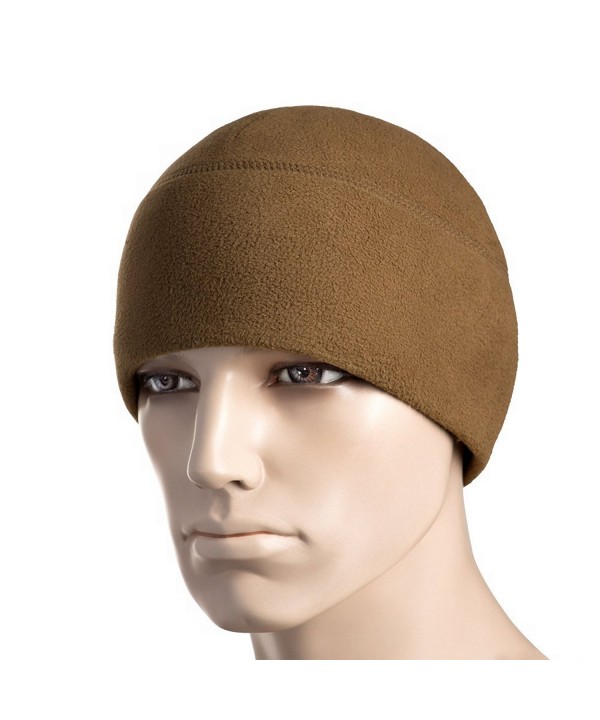 Winter Hat Windproof Fleece 295 Mens Military Watch Skull Cap Tactical Beanie - Dark Coyote - C2187RDL4EY