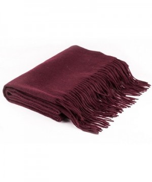 Sanphy Super Soft Scarf 23% Virgin Wool Scarves Warm Long Fashion Scarf - Dark Purple - C61802EET4M