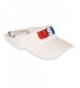 USA Patriotic American Retro Visor - White - CG12HWZAPUL