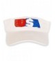 Patriotic American Retro Visor White