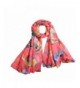 Gift!Elevin(TM)New Women Spring Print Pattern Long Silk Voile Gauze Wrap Shawl Scarf - T - CL12O7HOXA5