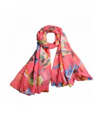 Gift!Elevin(TM)New Women Spring Print Pattern Long Silk Voile Gauze Wrap Shawl Scarf - T - CL12O7HOXA5