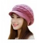 AutumnFall Fashion Womens Winter Warm Flower Knit Crochet Beanie Hat Cap Beret - D - CK12OCI2B5Y