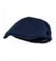 Deewang Fashion Cotton Cabbie Hat Buckle Golf Ivy Colorful Newsboy Driving Cap (Navy) - CW12O7WTBIR