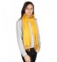 GILBIN'S Womens Solid Color Large Extra Soft Cashmere Blend Pashmina Shawl Wrap Scarf - Mustard - C2186GY9II7