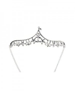 Rhinestone Wedding Teardrop Headband wiipujewelry