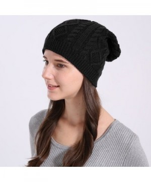 Lamdgbway Slouchy Beanie Stretch Braided