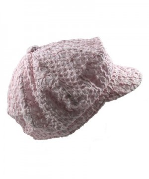 Ladies Summer Crochet Newsboy Hats