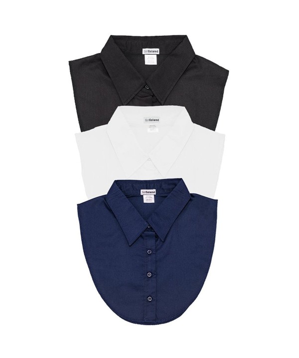 LS Parry Inc. 3Pk Black/Navy/White Collared Dickies by IGotCollared Accessory- -Black- Navy- White- One Size - CU12O7K88OY