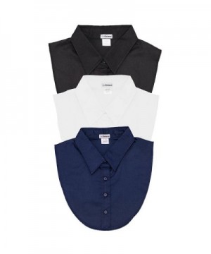 LS Parry Inc. 3Pk Black/Navy/White Collared Dickies by IGotCollared Accessory- -Black- Navy- White- One Size - CU12O7K88OY