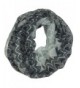 Moroccan Marrakesh Pattern Multi Color Lightweight Thin Poly Infinity Scarf - Black & White - CB12O4N95T3