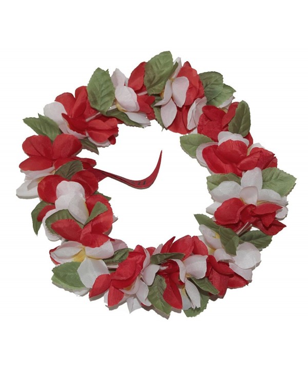 The Hawaii Elastic Headband-haku lei - Red /White - CA186W5A24A