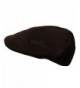 Mens Knitted Polyester Ivy Ascot Newsboy Hat Cap Brown - CE115W07ZRL