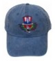 Grateful Dead Psycle Sam Embroidered Baseball Cap in Navy - CO12GSVX1TN