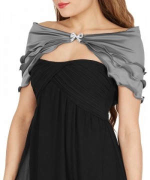 BlackButterfly Satin Bridesmaid Wedding Silver