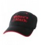 Maker's Mark SIV Embroidered Black Hat with Red Logo - C411U5AAMM1