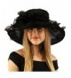 Elegant Kentucky Organza Pleated Hat