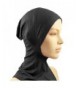 Edal Under Scarf Hat Cap Bone Bonnet Hijab Islamic Band Neck Cover Head Wear - Black - CZ126HWDKIP