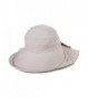 Siggi Ladies Wide Brim Visor Caps Packable Linen Summer SPF50 Vent Free Size - 16031_beige - CF12GGQFARF