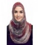 Hana's Womens Maxi Print Dot Hijab Scarf Shawl One Size - Mist - CF12O7UVS92