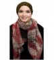 Hanas Womens Print Hijab Scarf