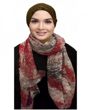 Hanas Womens Print Hijab Scarf