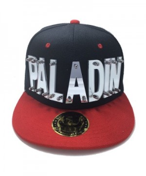 PALADIN VOLTRON HAT IN BLACK WITH RED BRIM - Reflective Silver - C31887Q7ICY