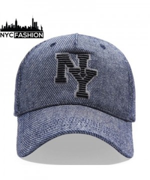 NYC-Fashion Baseball Cap  NY Insignia  Cotton Hat  Adjustable Leather Strap (Grey) - CR188HHE77T