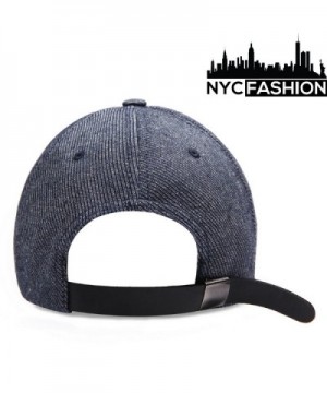 NYC Fashion Baseball Insignia Adjustable Leather in Men's Baseball Caps