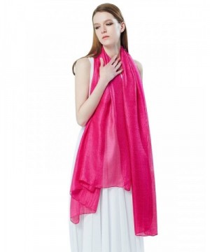 STORY OF SHANGHAI Womens Large Silky Feel Plain Scarf Ladies Solid Color Shawl Wraps - Yy04 - CD17YIXTCM8